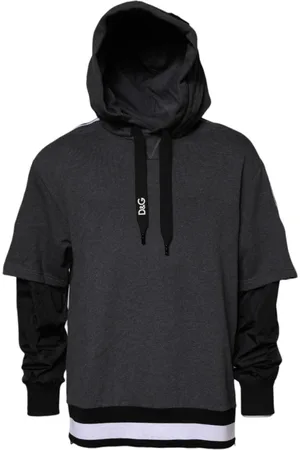 Dolce & Gabbana Heren, Sweatshirts & Hoodies, Grijs, Maat: L Katoen