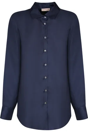 BLANCA Dames, Blouses & Shirts, Blauw, Maat: M Zijde
