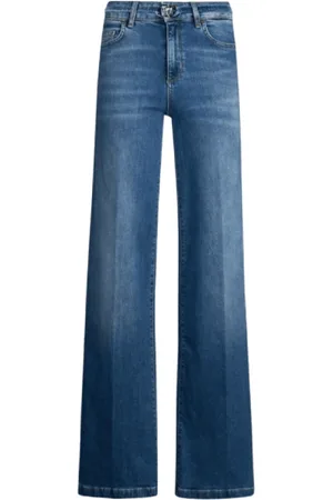 Liu Jo Dames, Jeans, Blauw, Maat: W28 Katoen