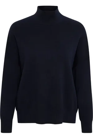 INWEAR Dames, Truien, Blauw, Maat: XS Katoen