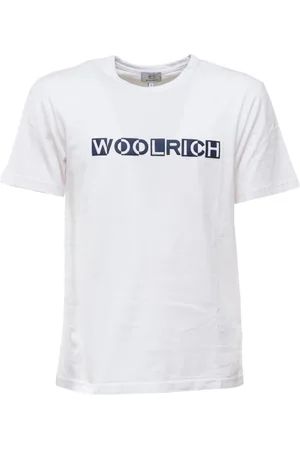 Woolrich Heren, Tops, Wit, Maat: S Katoen