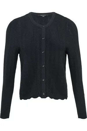 Comma, Dames, Truien, Blauw, Maat: M Viscose