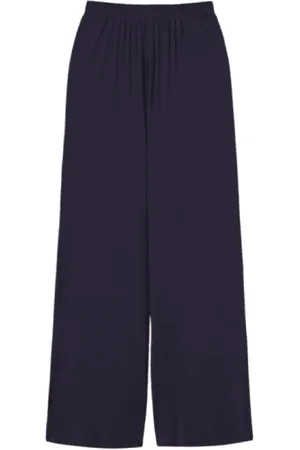 Twin-Set Dames, Broeken, Blauw, Maat: S Jersey