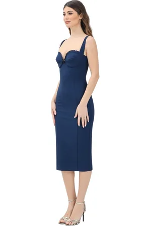 Elisabetta Franchi Dames, Jurken, Blauw, Maat: XS