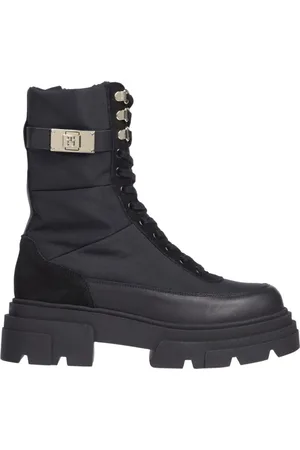 Tommy Hilfiger Dames, Schoenen, Zwart, Maat: 37 EU Leer