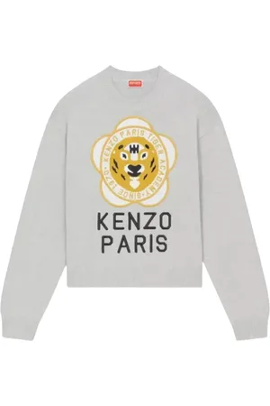 Kenzo Dames, Sweatshirts & Hoodies, Grijs, Maat: XS Katoen