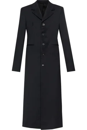 Balenciaga Dames, Mantels, Zwart, Maat: 2XS Wol