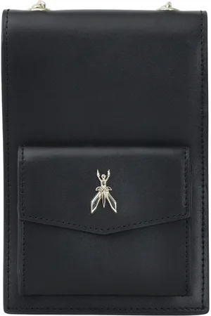 Patrizia Pepe Dames, Accessoires, Zwart, Maat: ONE Size Leer
