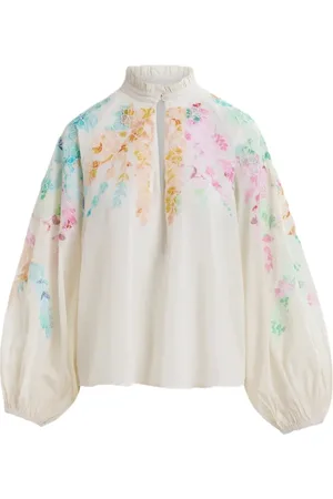 Essentiel Antwerp Dames, Blouses & Shirts, Veelkleurig, Maat: S Katoen