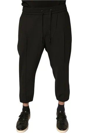 Dolce & Gabbana Heren, Broeken, Zwart, Maat: L Wol