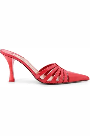 PARIS TEXAS Dames, Schoenen, Rood, Maat: 38 EU Leer