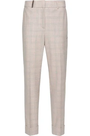 PESERICO SIGN Dames, Broeken, Veelkleurig, Maat: XL Wol