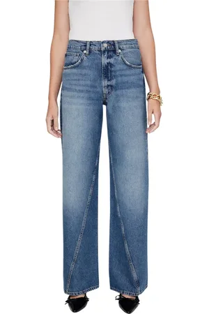 ANINE BING Dames, Jeans, Blauw, Maat: W27 Katoen