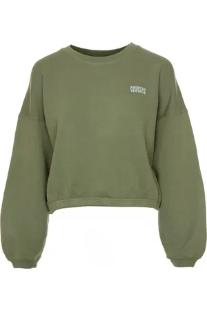 American Vintage Heren, Sweatshirts & Hoodies, Groen, Maat: S Katoen