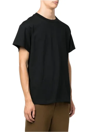 Jil Sander Heren, Tops, Zwart, Maat: S Katoen