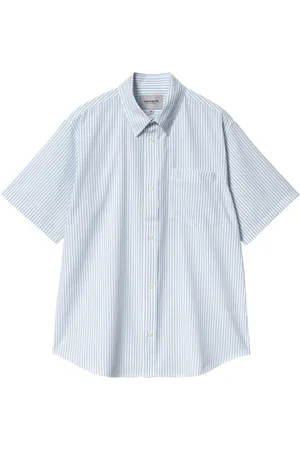 Carhartt Heren, Overhemden, Blauw, Maat: L Katoen