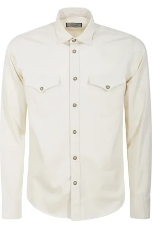 CANALI Heren, Overhemden, , Maat: 2XL Katoen