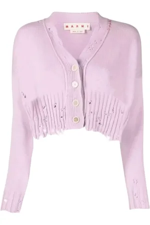 Marni Dames, Truien, Roze, Maat: XS Katoen