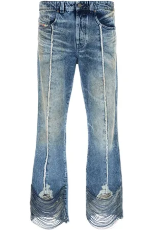 Diesel Heren, Jeans, Blauw, Maat: W34 Denim
