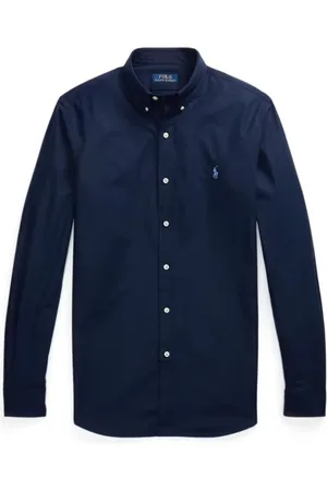 Ralph Lauren Heren, Overhemden, Blauw, Maat: 2XL