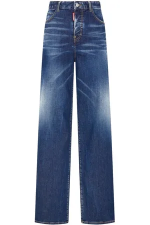 Dsquared2 Dames, Jeans, Blauw, Maat: S Katoen