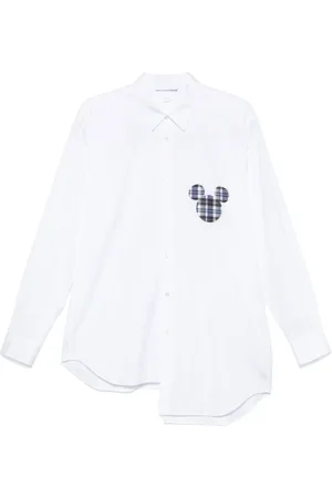 Comme des Garçons Heren, Overhemden, Wit, Maat: M