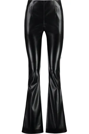 Serafini Dames, Broeken, Zwart, Maat: S Leer