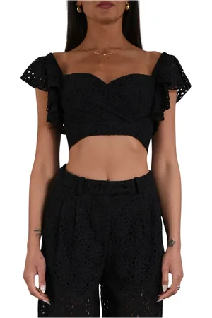 ACTUALEE Dames, Blouses & Shirts, Zwart, Maat: XS Katoen