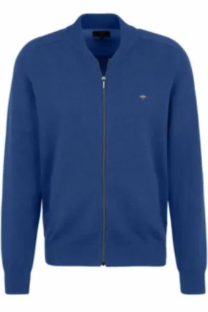 Fynch-Hatton Heren, Truien, Blauw, Maat: 2XL