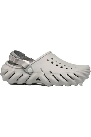 Crocs Heren, Schoenen, Grijs, Maat: 39 EU Poliester