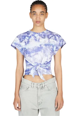 Isabel Marant Dames, Tops, Paars, Maat: M Katoen