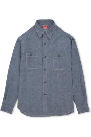 FORTELA Heren, Overhemden, Blauw, Maat: XL Katoen