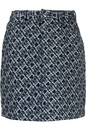 Tommy Hilfiger Dames, Rokken, Veelkleurig, Maat: S Denim
