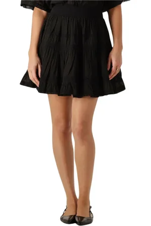 Neo Noir Dames, Rokken, Zwart, Maat: 2XL Voile