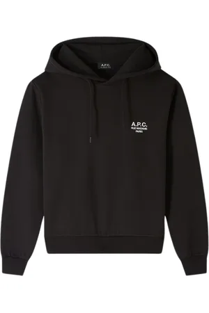 A.P.C. Heren, Sweatshirts & Hoodies, Zwart, Maat: XL Katoen