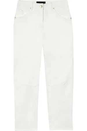 Luisa Cerano Dames, Jeans, Wit, Maat: L Denim