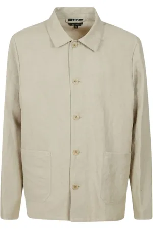 A.P.C. Heren, Jassen, , Maat: L Leer