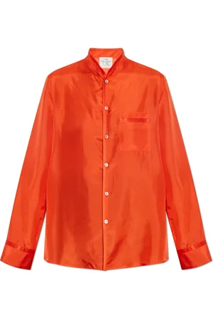 FORTE FORTE Dames, Blouses & Shirts, Oranje, Maat: S Zijde