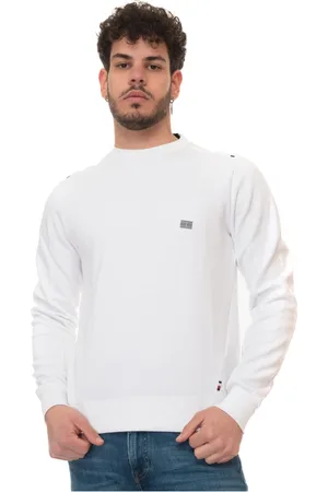 Tommy Hilfiger Heren, Sweatshirts & Hoodies, Wit, Maat: 2XL Katoen