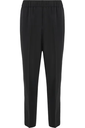 PESERICO SIGN Dames, Broeken, Zwart, Maat: M Viscose