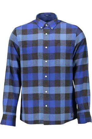 GANT Heren, Overhemden, Blauw, Maat: XL Katoen