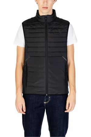 HUGO BOSS Heren, Jassen, Zwart, Maat: S Poliester