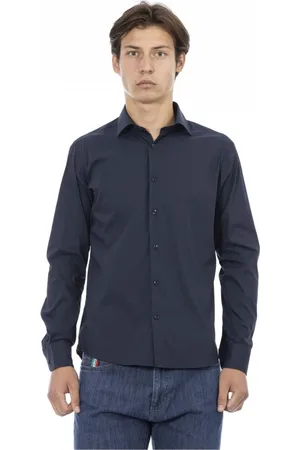 BALDININI Heren, Overhemden, Blauw, Maat: L