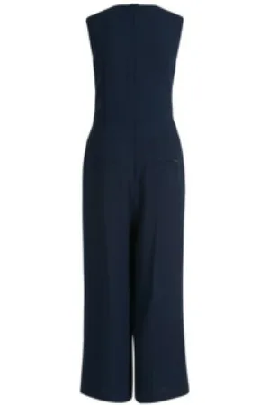 Betty & Co Dames, Jumpsuits & Playsuits, Blauw, Maat: 2XL