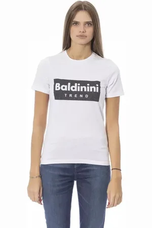 BALDININI Dames, Tops, Wit, Maat: L Katoen