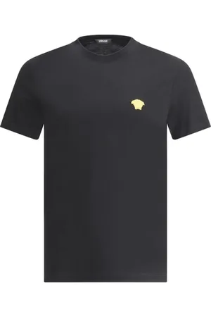 VERSACE Heren, Tops, Zwart, Maat: S Katoen