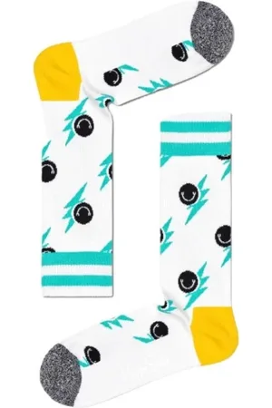 Happy Socks Dames, Ondergoed, Wit, Maat: S Katoen