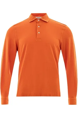 Gran Sasso Heren, Tops, Oranje, Maat: L Katoen