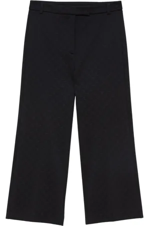 Patrizia Pepe Dames, Broeken, Zwart, Maat: XS Leer
