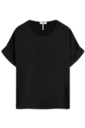 Cinque Dames, Tops, Zwart, Maat: S